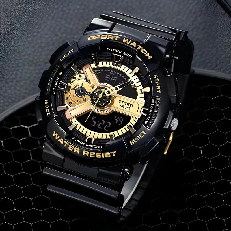 Multifunctional Men's Watch, Alarm Clock Sports Electronic Watch Student Men's Watch